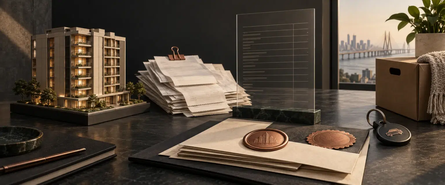 A receipt and ledger for planning the full purchase cost